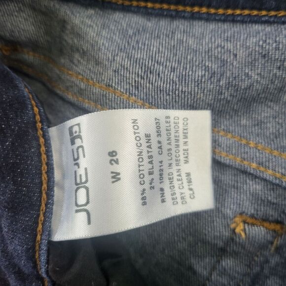 Joe's Jeans Rikki Jeans 26 Womens Dark Wash Low Rise Skinny Leg Denim Bottoms - Picture 9 of 9
